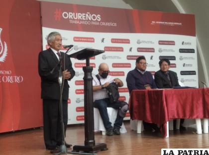 Acto de conmemoración a la declaratoria de Oruro, como Capital del Folklore de Bolivia /LA PATRIA