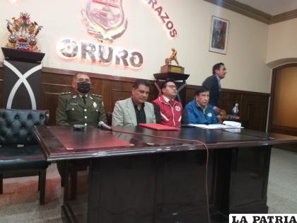 Autoridades rinden informe sobre actividades realizadas en el Carnaval de Oruro /LA PATRIA