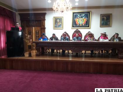 Rendición pública de cuentas se realizó en ambientes del salón Idelfonso Murguía /LA PATRIA