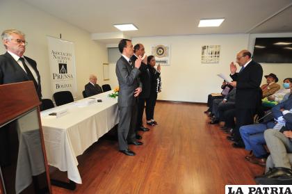 Acto de posesión del nuevo Directorio de la Asociación Nacional de la Prensa (ANP) /Franz Chávez - ANP