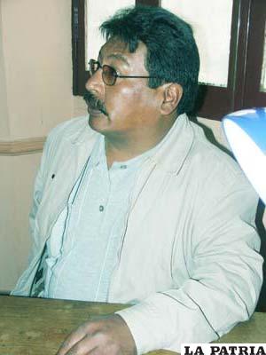 El dirigente de la Central Obrera Departamental, Germán Chaparro