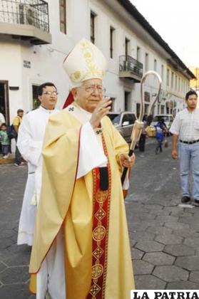 Cardenal, Julio Terrazas cumple el 7 de marzo 75 años de vida