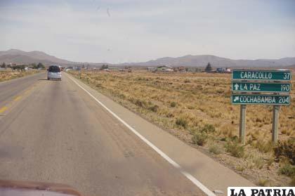 Habrá control satelital en carretera La Paz-Oruro