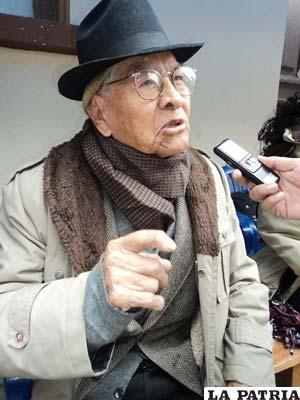 Rosendo Cárdenas, uno de los hermanos que fundaron el Conjunto Tradicional Folklórico “Diablada Oruro”