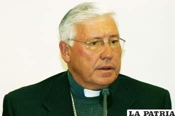 Obispo de El Alto, monseñor Jesús Juárez