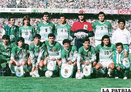 Selección nacional que clasificó al Mundial Usa 94