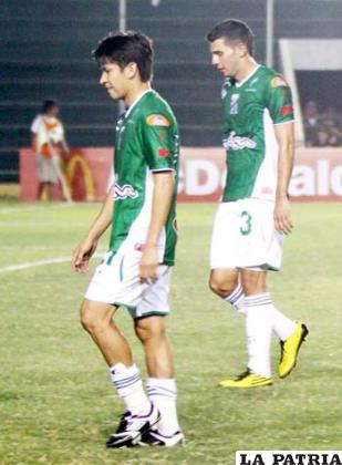 Joselito Vaca y Alejandro Melean de Oriente Petrolero