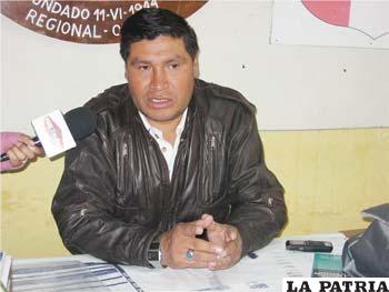 El Secretario de Seguridad Social de la Fstmb, Félix Loredo