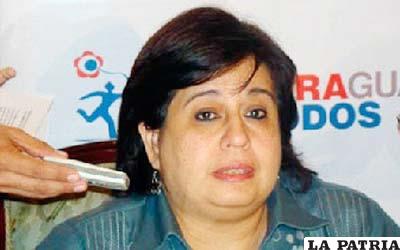 Ministra de Salud del Paraguay, Esperanza Martínez