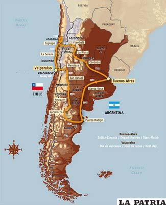 Plano del Dakar 2011, será modificado para incluir a Perú.