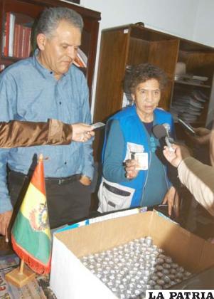 El Defensor del Pueblo Boliviano Rolando Villena recibe y felicita el desprendimiento de los orureños 