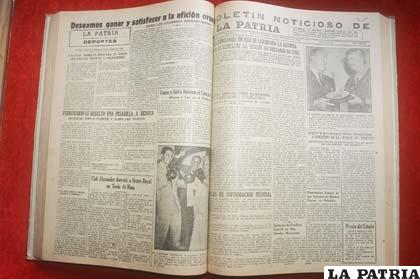 En 1955, LA PATRIA se publicó en formato tabloide, tras un empastelamiento instruido por autoridades que vieron afectados sus intereses