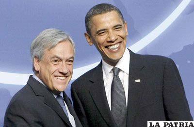 El presidente de Estados Unidos, Barack Obama se reunió con el presidente de Chile, Sebastián Piñera