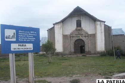 Se re articula movilización interinstitucional para exigir restauración de la iglesia colonial de Paria