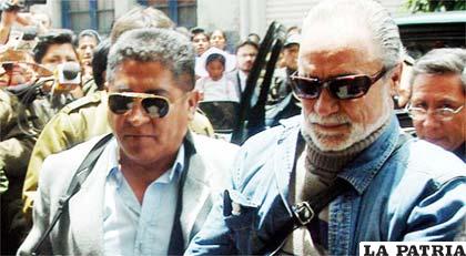 Ex prefecto paceño Luis Alberto “Chito” Valle, cuando fue capturado