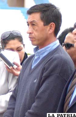 Ing. Cristian Nava, Director del Servicio Departamental del Deporte de Oruro.