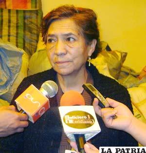 Clotilde Calancha representante del Defensor del Pueblo 