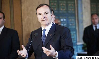 Ministro de Asuntos Exteriores italiano, Franco Frattini