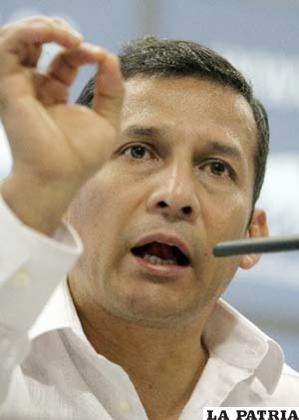 Ex militar y candidato a la presidencia del Perú, Ollanta Humala