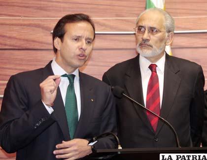 Los expresidentes Quiroga y Mesa apoyan la demanda contra Chile en estrados internacionales