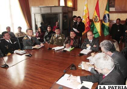 Comisión boliviana brasileña contra las drogas