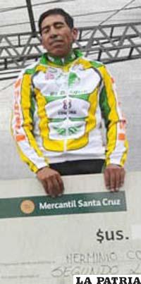 Herminio Cortez, preparador del equipo de ciclismo.