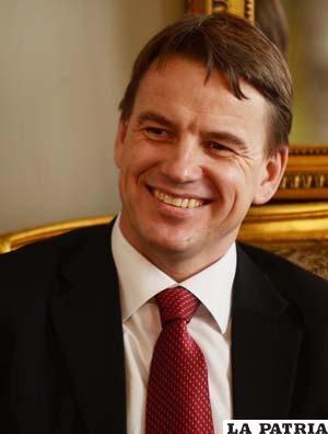 Christian Friis Bach, ministro de Cooperación de Dinamarca 