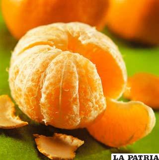 La mandarina tiene excelentes propiedades medicinales