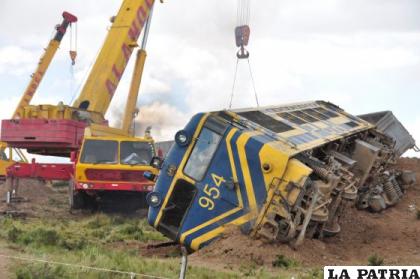 Se presume que los rieles son utilizados para labores agrícolas