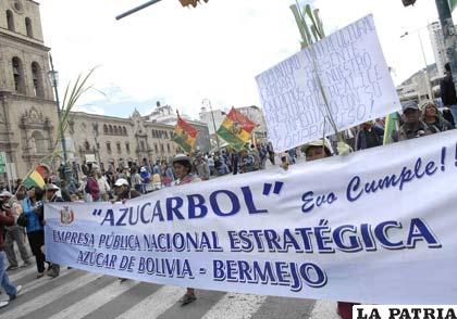 Gobierno desecha la creación de la Empresa Pública Nacional Estratégica AzucarBol