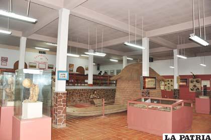 Espacios de exposición en el Museo Antropológico “Eduardo López Rivas” 