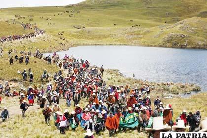 Pobladores de Yanacocha, en el Perú, impiden la explotación minera que dicen causa una gran contaminación