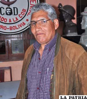 Secretario de Conflictos, Raúl Quiroga