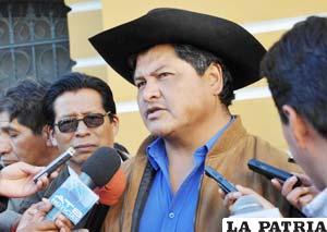 El diputado Luis Alfaro reclama retardación de justicia en procesos al ex gobernador de Tarija Mario Cossio