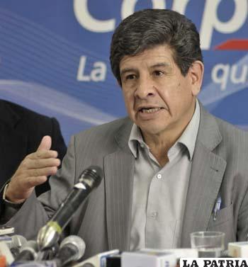 Los congreso sobre hidrocarburos se realizará en los departamentos productores según el presidente interino de la petrolera estatal, Carlos Villegas 
