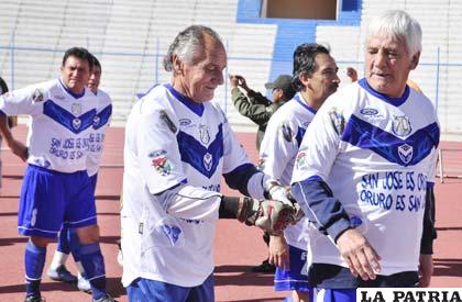 Orellana, Pidcova, Pérez y “Cata” Tórrez, ex jugadores de San José