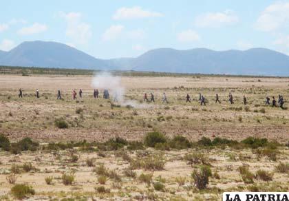 Los enfrentamientos en la zona limítrofe entre Oruro y Potosí dejaron unos 25 heridos
