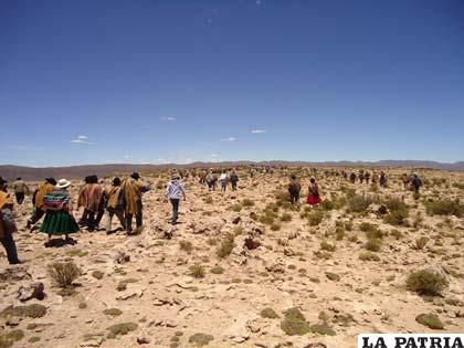 Zona de conflicto entre Potosí y Coroma