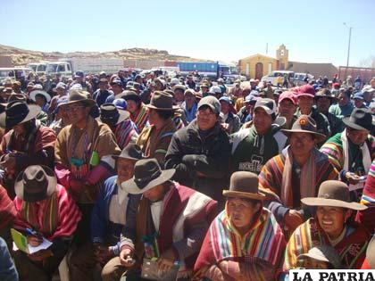 Potosí realizará paro en rechazo de avasallamientos en Coroma