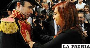Cristina Fernández participó en un acto en la noche del martes donde no aludió al hecho de manera abierta