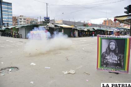 Mercados cerrados y dinamitazos que marcaron la característica de la jornada de protesta