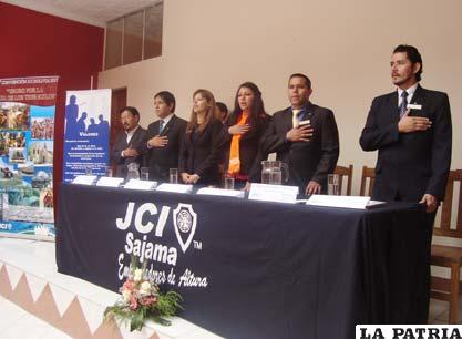 Miembros de la Cámara Junior Internacional Bolivia