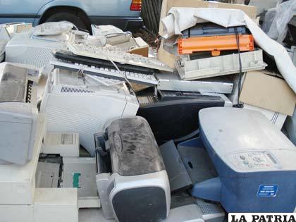En Oruro también se generan desechos electrónicos