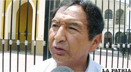 Lino Condori, gobernador de Tarija