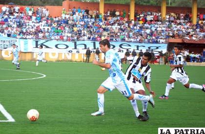 El partido se disputó en el estadio “La Bombonera” de Tarija