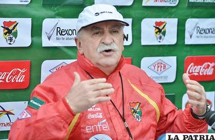 Xavier Azkargorta, D.T. de la selección boliviana