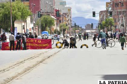 Se anuncia para hoy nueva jornada de paralización de actividades en Oruro