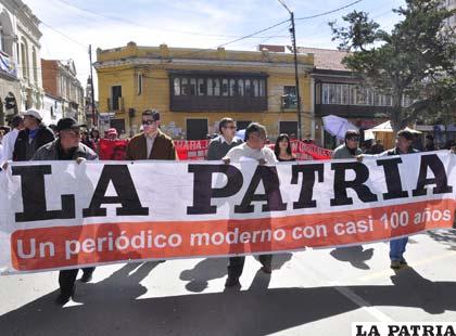 El tiempo fortaleció el compromiso de los trabajadores de LA PATRIA por Oruro
