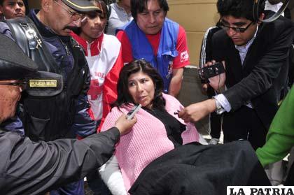 Rossío Pimentel, el momento de salir de la huelga de hambre