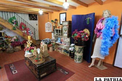 “La Boutique del Reciclaje”, situada en una antigua casona de la zona Sur de La Paz